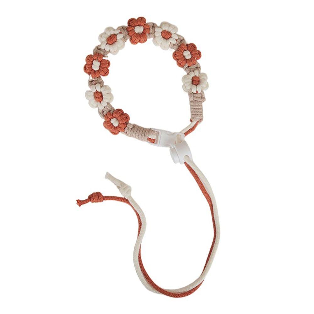 Handmade Cup Carrying Strap Flower Packaging Strap Water Bottle Handle  for Coffee Milk Tea Cup