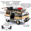 1:24 BYD U8 Delica Camping RV Model Toy Car Shock Absorption Doors Opened Metal Diecast Off-road Vehicle Models Kids Best Gifts