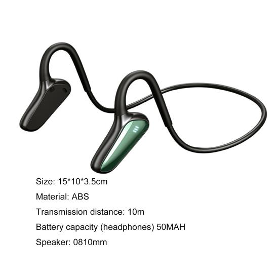 M-D8 Wireless Earphone Bone Conduction Portable Bluetooth-compatible 5.2 Comfortable Wearing Universal Headphone
