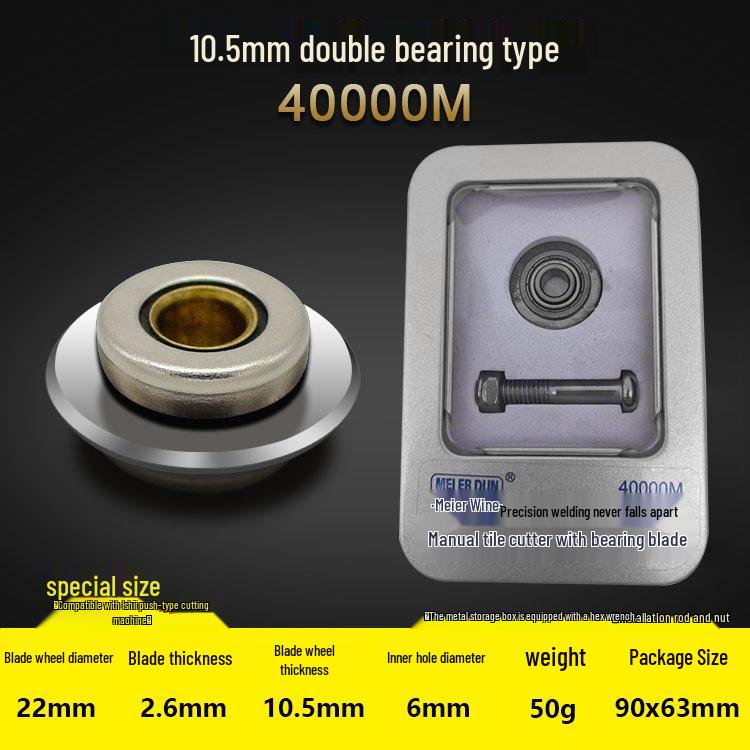 Manual Glass and Tile Cutting Machine with T-Type Alloy Blade Accessories