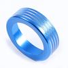 Blue Alloy DRIVE MODE Adjust Knobs Ring Cover For Ford Ranger -2024