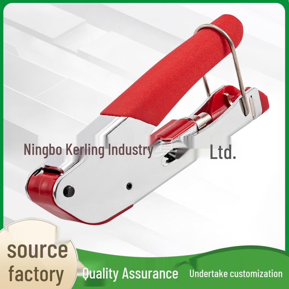 Manual Coaxial Cable RG59 Crimping Pliers Tool Kit with F Connector