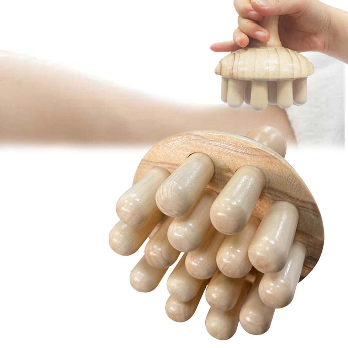 

Деревянный грибной массажер, инструмент для антицеллюлитного лимфодренажа, мадеротерапия, снятие мышечного напряжения для всего тела