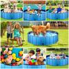 saiveina Pet Pool for Kids and Dogs, No Inflation Required, Foldable, Large, Suitable for Large, Medium, and Small Dogs, Bath Toy, Water Play, PVC