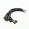 Rockeybright 2pc 12V 35W 55W HID Conversion Kit Light Bulb Wire Harness Power Plug Cord H3 H8 H9 H10 H11 880 881 Power Connector