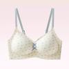 Pure Desire, Small Floral Seamless Underwear, Pull and Gather, Jelly Provisions, Bra, Comfortable and Breathable, Small Chest, Large Anti-sagging