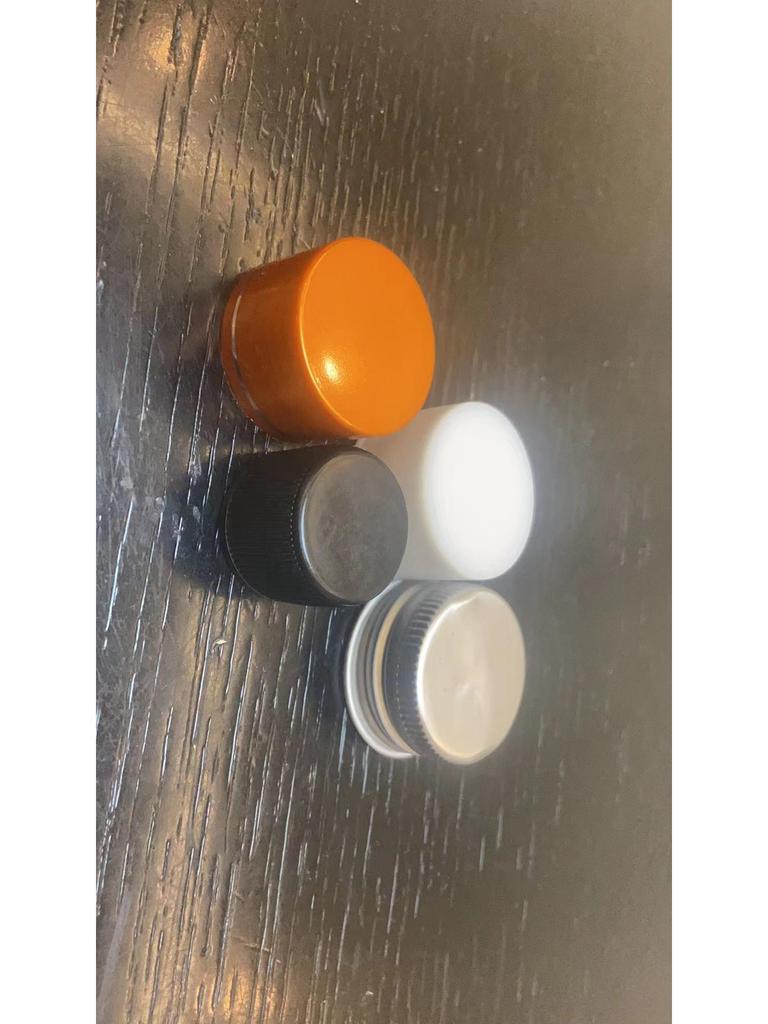 Sticlă de călătorie portabilă din plastic transparent cu capac din aluminiu