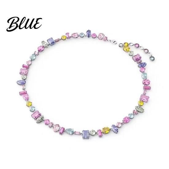 Health Luck Necklace Women Bracelet Multi Shape Colorful Candy Color