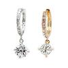 Ear Pendant Charming Faux Crystal Rhinestone Shiny Delicate Dangle Earrings for Banquet