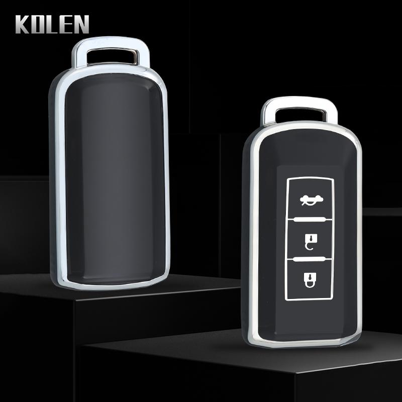 Tpu Car Remote Key Case Cover Shell Fob For Mitsubishi Outlander Asx Pajero Lancer Sport Eclipse Cross Xpander Triton Keychain