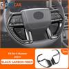 Carbon Fiber Inner Steering Wheel Cover Trim For 4runner Tacoma 24+ Accessories