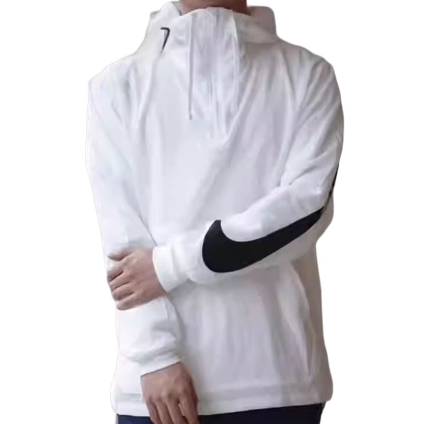 Nike Windproof And Breathable Windbreaker Jacket Men's White AA5010-100