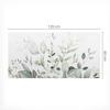 Vinyl Desk Mat with Stylish Print Pastel Leaves 120X60 Cm