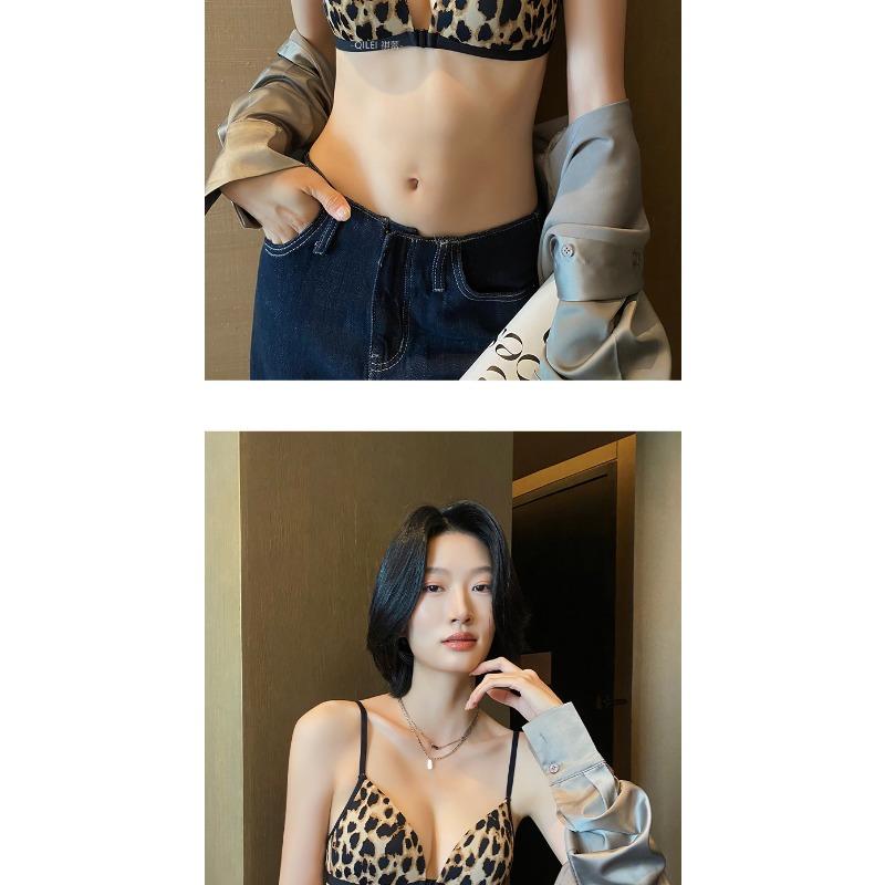 Women Front Closure Push Up Wireless Deep V Seamless Sexy Comfort Bra
