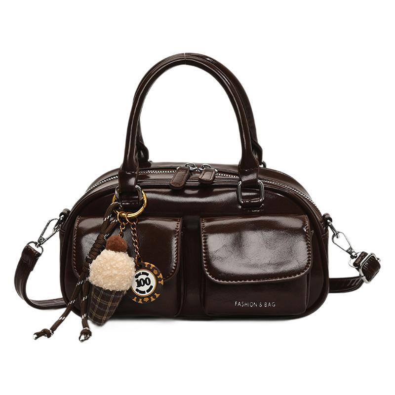 Premium Sense Retro Pillow Handbag Women's 2025 New Versatile Going Out Small Bag Commuter Messenger Small Square Bag