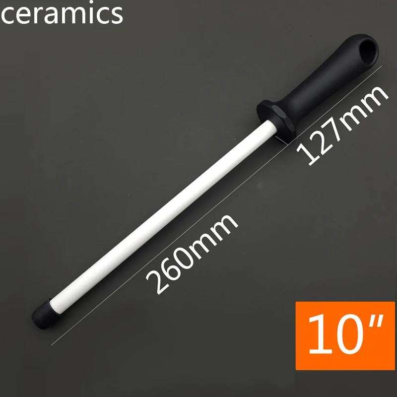 6 8 10 12 Inch Sharpening Rod Ceramic Rod Knife Sharpener Honing Knife Sharpener for Knives Sharpening Steel Kitchen Tool