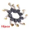 10pcs Carbon Brush Electric Motor Wire leads Engine Angle grinder Rotary