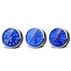 Car Interior Clock Auto Watch Thermometer Hygrometer Blue for Home Automobiles  Decoration Ornament Accessories