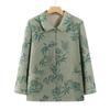 Elderly Women's Floral Casual Cardigan Jacket