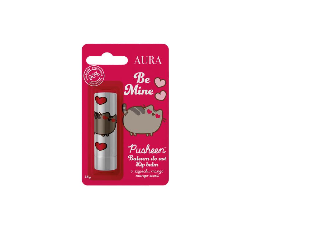 Pusheen Mango Lipstick 3.8G - Valentine' Edition