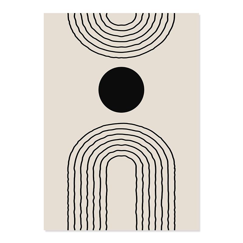 Boho Matisse Poster Beige Black Abstract Line Art Canvas Paintings Wall Print Pictures Bedroom Living Room Interior Home Decor