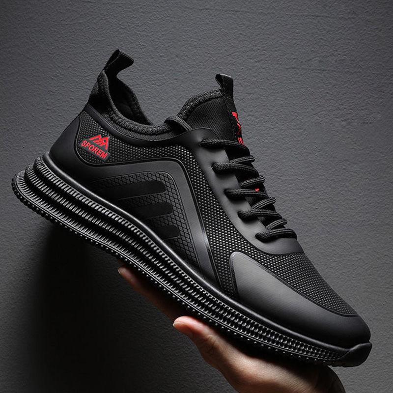 New Fashion Breathable Casual Walking Shoes Fly Woven Mesh Shoes Men's Shoes Trendy Soft Sole Sneakers Board Shoes Wholesale