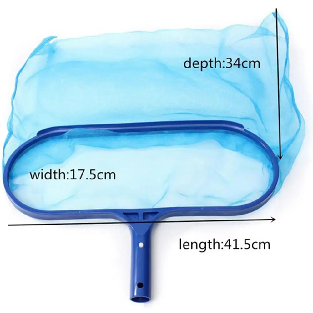 Telescopic Pond Bathtub Pool Cleaning Nets Debris Salvage Mesh Swimming Pool Cleaner Skimmer Leaf Catcher Net Bag with Rod