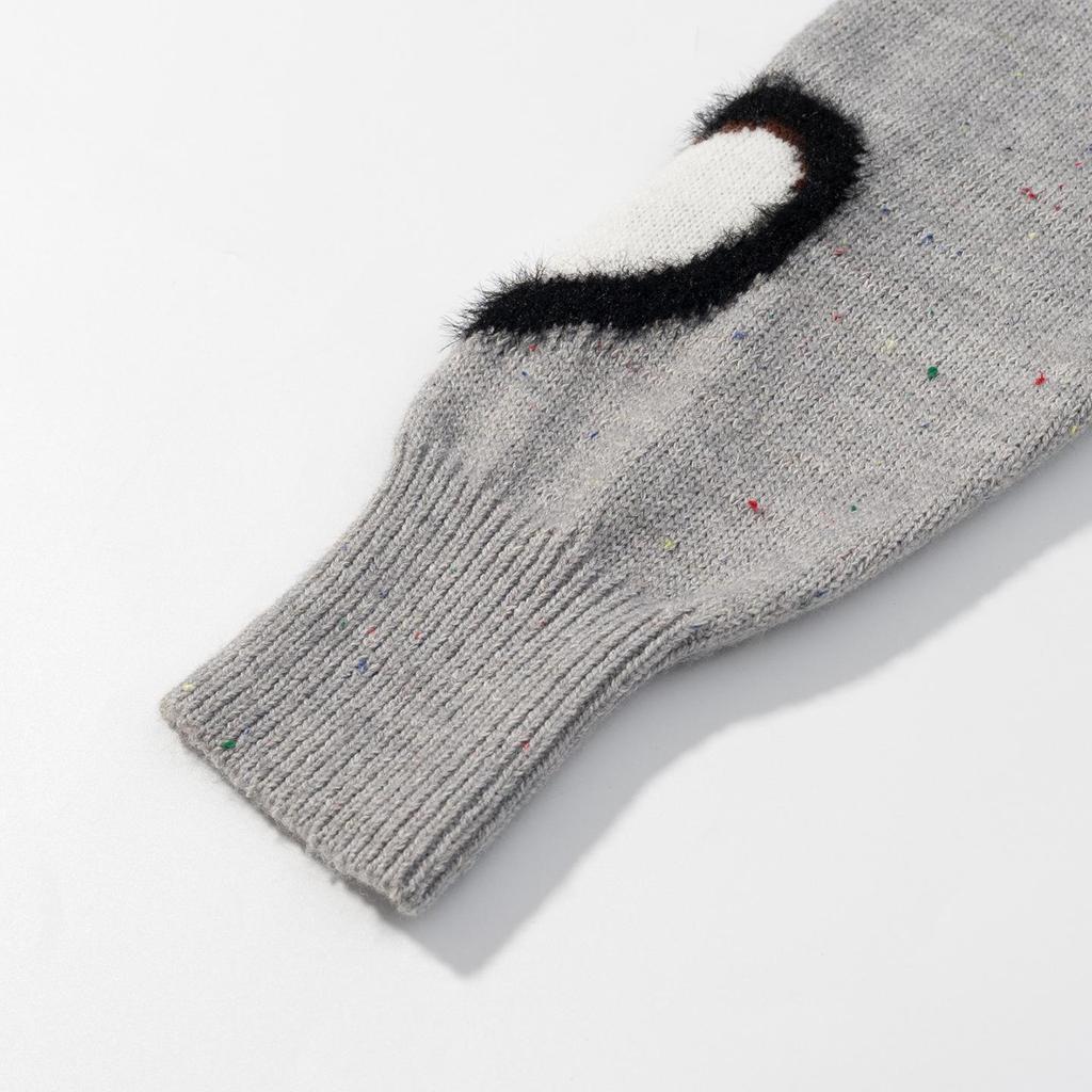 2025 Autumn European & American Style Women's Round Neck Sweater - High-End Feel Knitwear Top