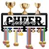 Wrought Wall Mounted Rack with Hooks - Award Display and for Medals, Ribbons, Keys - JH26157
