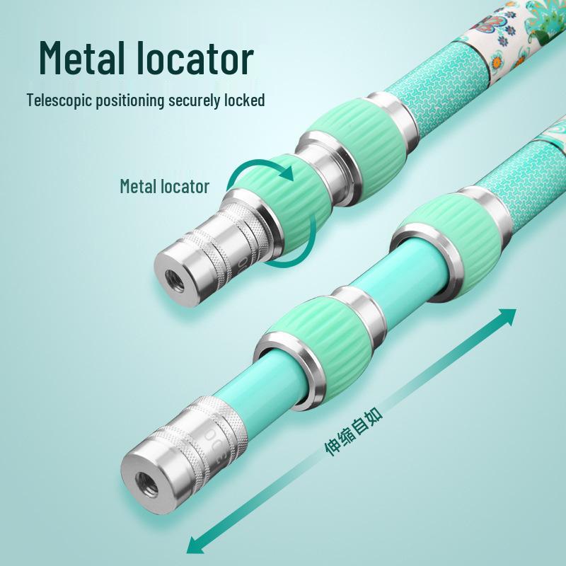Telescopic Carbon Fiber Fishing Net with Thickened Alloy Head and Quick-Drying Design for Big Fish