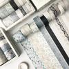 12pcs Vintage INS Paper Washi Tape Set Leaf Flower Adhesive Masking Tapes Sticker Home Decoration A6588