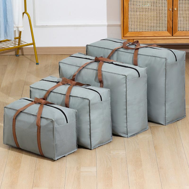 Large Capacity Clothes Storage Bags Non-woven Fabric House Clothing Pack Bag Durable Move Luggage Organize