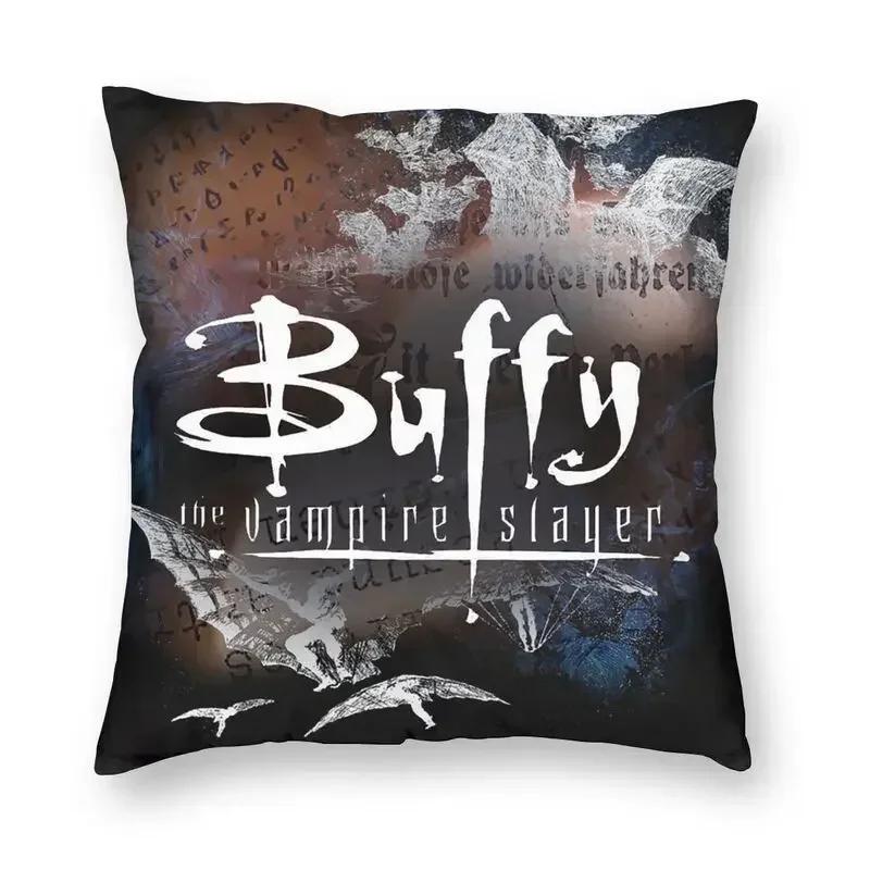Buffy The Vampire Slayer Weapons Cushion Cover Home Decorative D Printing Horror Drama Tv Throw Pillow Case For Living Room