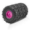 Remote Control Model Rubber Car Supplies Beadlock Wheel Mud Terrain Tires Set Wheel Tires Detachable Fine Car Parts
