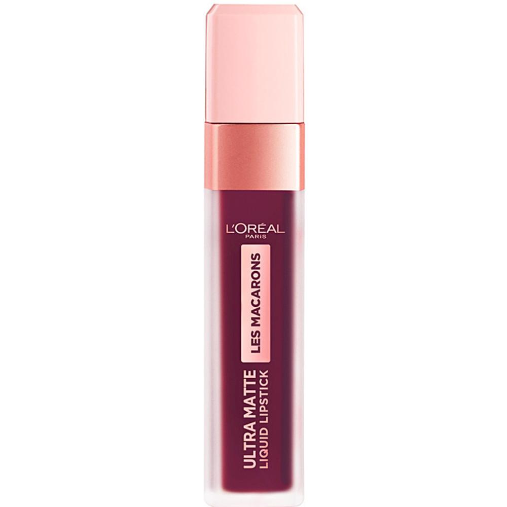 L'Oréal Paris - Rouge à Lèvres Liquide Ultra Mat Les Macarons - 830 Blackcurrant -