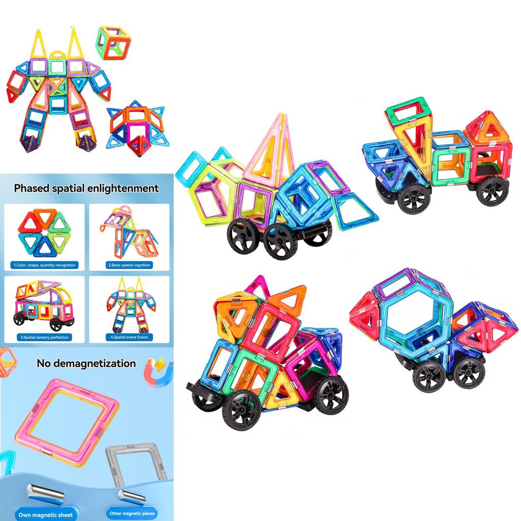 Engaging Magnetic Blocks Toy Set Featuring Dinosaurs For Interactive Family Fun