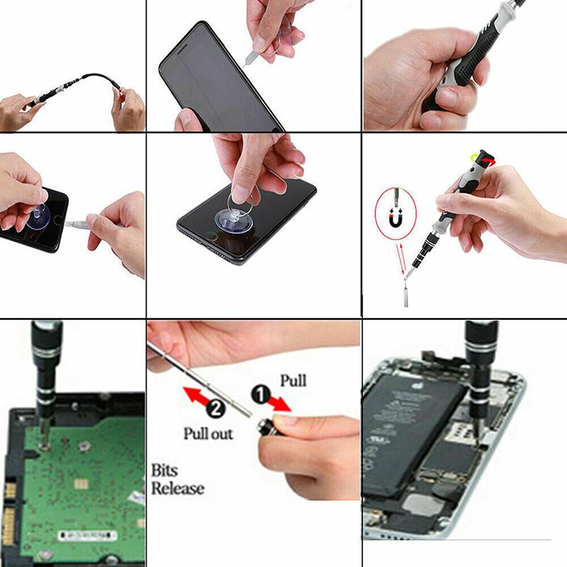 115 In 1 Precision Screwdriver Set Repair Tools Bits for Phone Laptop PC Watch
