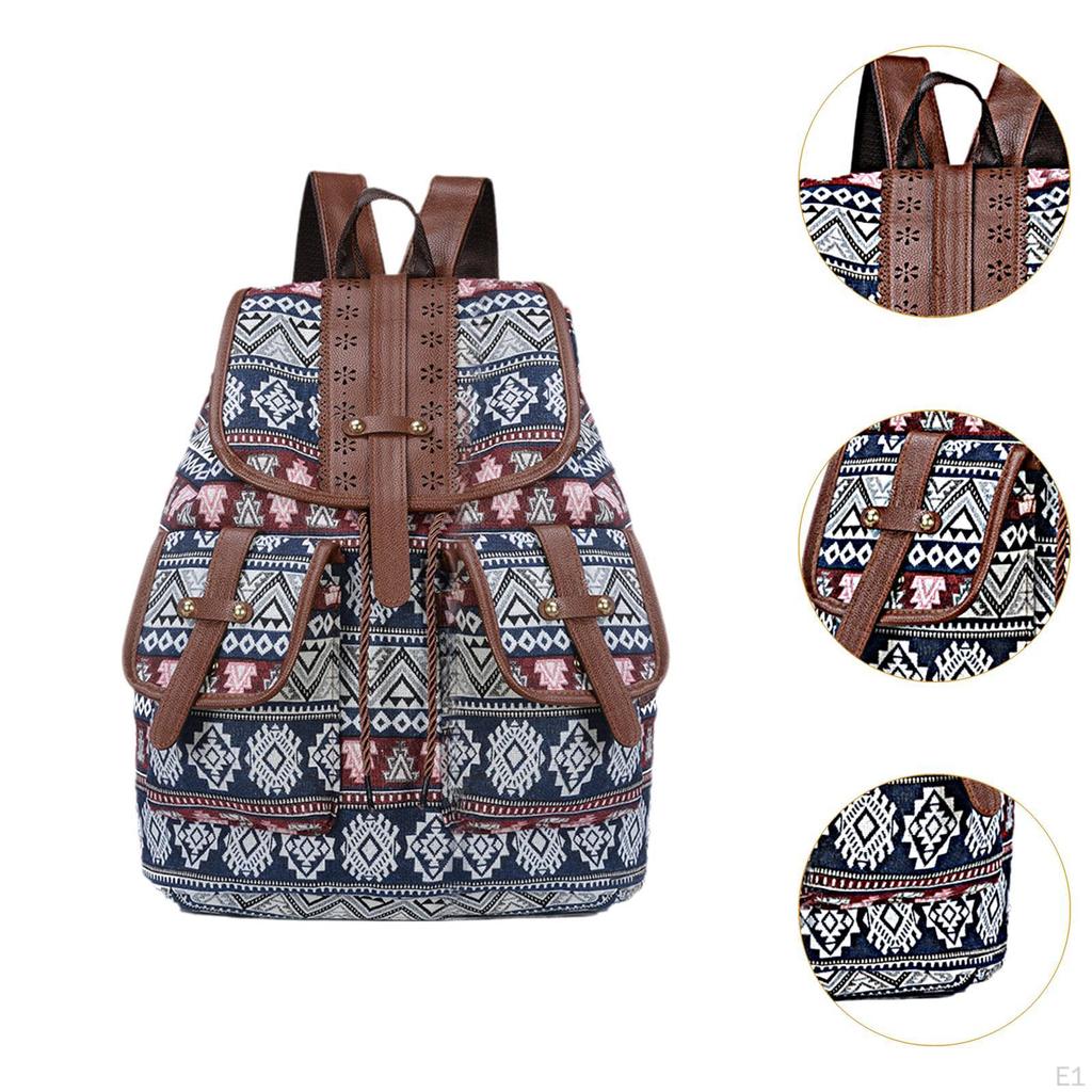 Stylish Ethnic Print Backpack for Outdoor Adventures