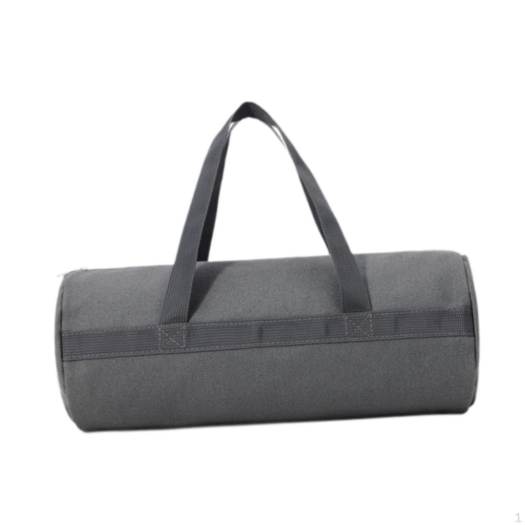 Tent Stakes Bag Camping Equipment Storage Case for Picnic Travelling Black