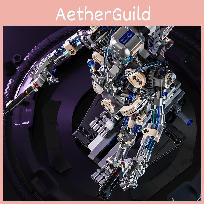 Robot Mechanical Skeleton Building Blocks Kit For Children With Creative Playset