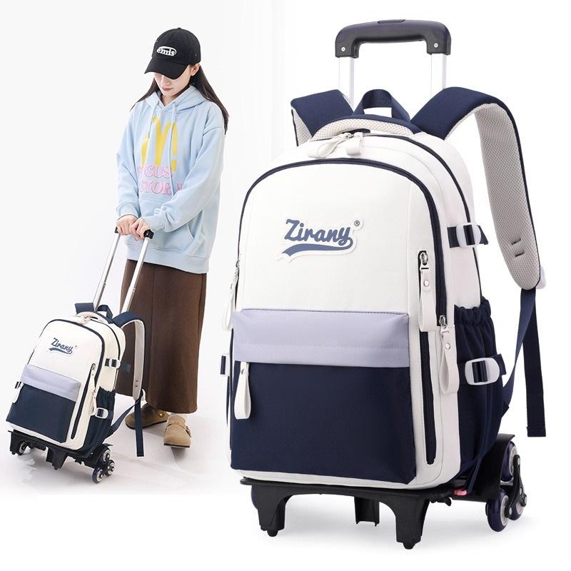 Geantă școlară cărucior Campus cu 6 roți ZRY1269