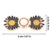 Reusable Metal Buttons Bear Flower Snap Fastener Pants Pin Retractable Button Sewing-on Buckles Jeans Perfect Fit Reduce Waist