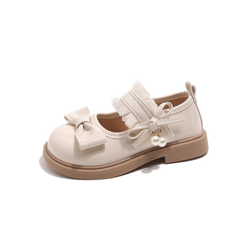 Sweet Princess Bowknot Leather Shoes for Baby Girls - 2026 Spring/Autumn New Fashion