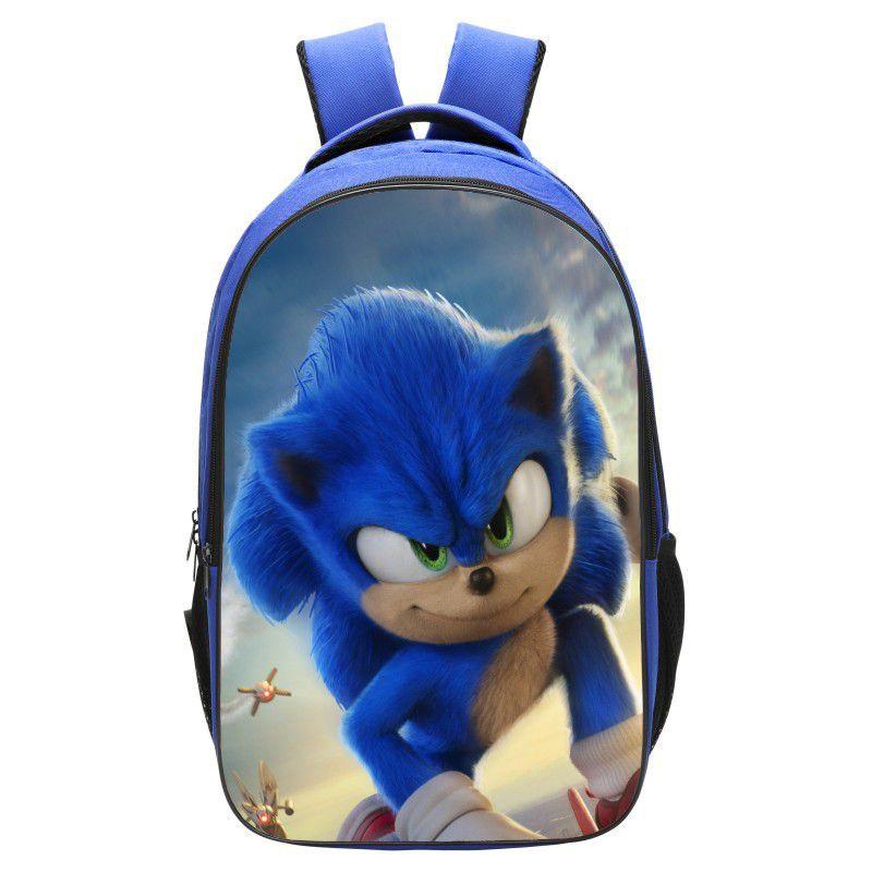 Sonic The Hedgehog 2 Children's Backpack For School Travel Colorful Artwork Unisex Design