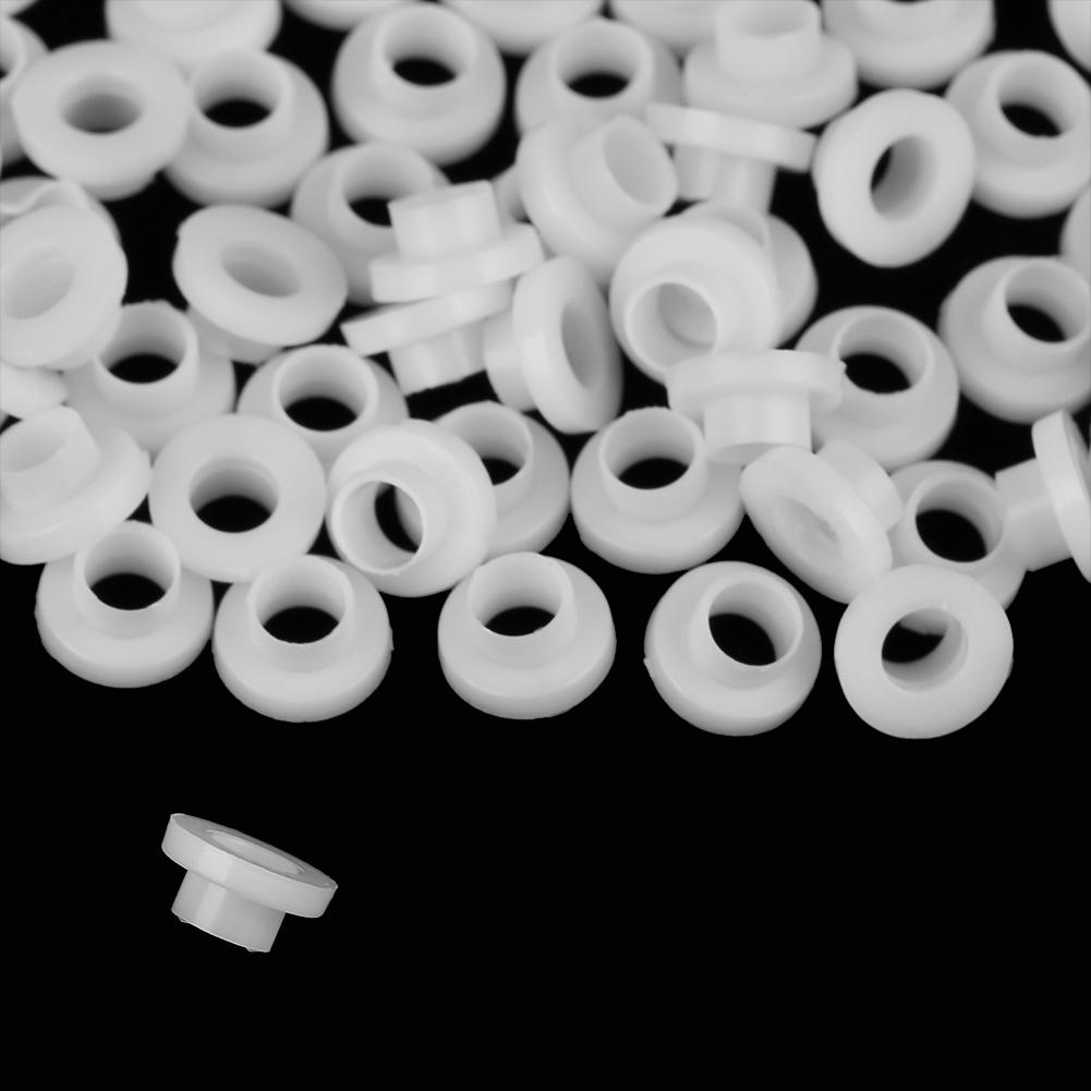 100pcs Transistor Washer Insulated Plastic Spacer Bushing Washers (TW-3)