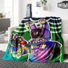 Easter Bunny Robot Blanket Soft Throw Blanket For Home Bedroom Bed Sofa Travel Office Solid Christmas Blanket
