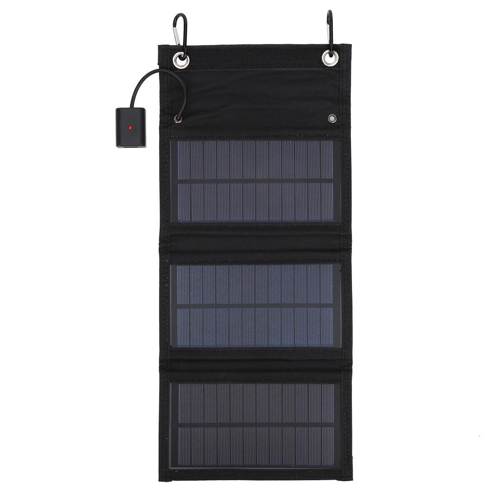 15W Portable Solar Panel Foldable Pack Waterproof Solar Panels for Tourism and Hiking