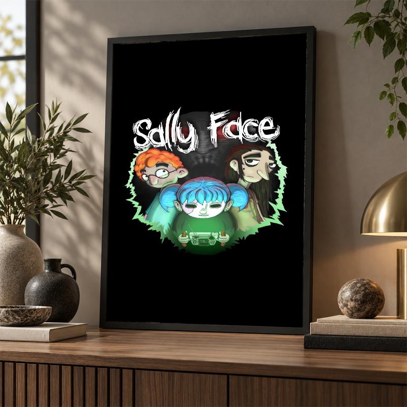 Sally Face Diamond Painting Kit 5D Full Drill DIY Diamond Mosaic Wall Art Home Decor