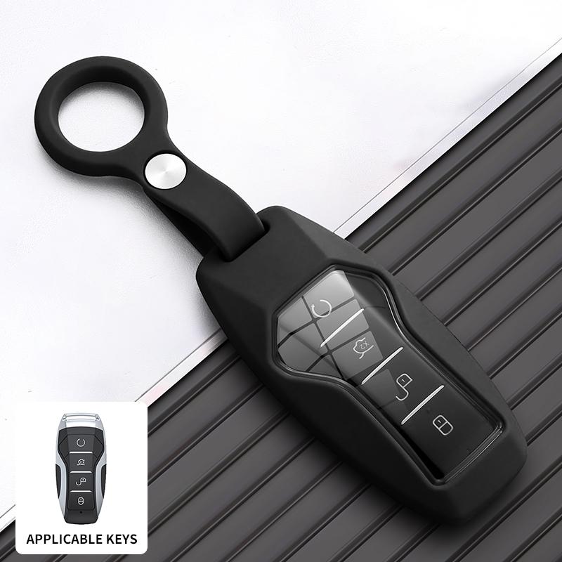Liquid Silicone Rubber Car Key Case Cover For BYD Han Yuan UP Qin Pro EV Dolphin Song Plus DMI Seagull Seal 06 Escort 7 Tang L