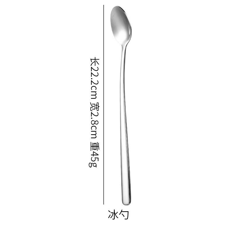 304 stainless steel knife, fork and spoon, thickened elegant series, thick handle, spoon, fork, western tableware set